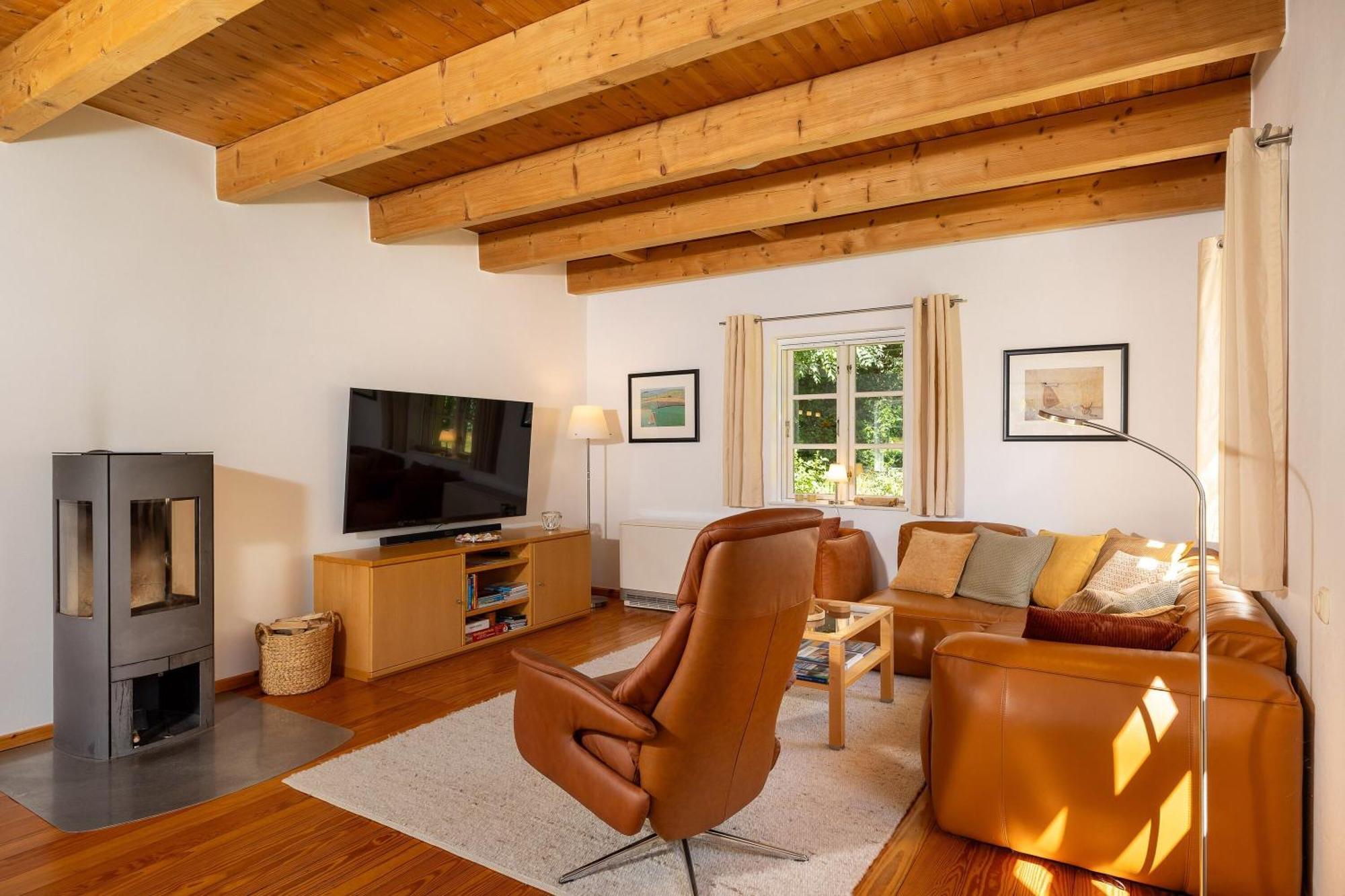 Ferienhaus Preetz 1A - Idylle Unter Reet Burtevitz Exteriör bild