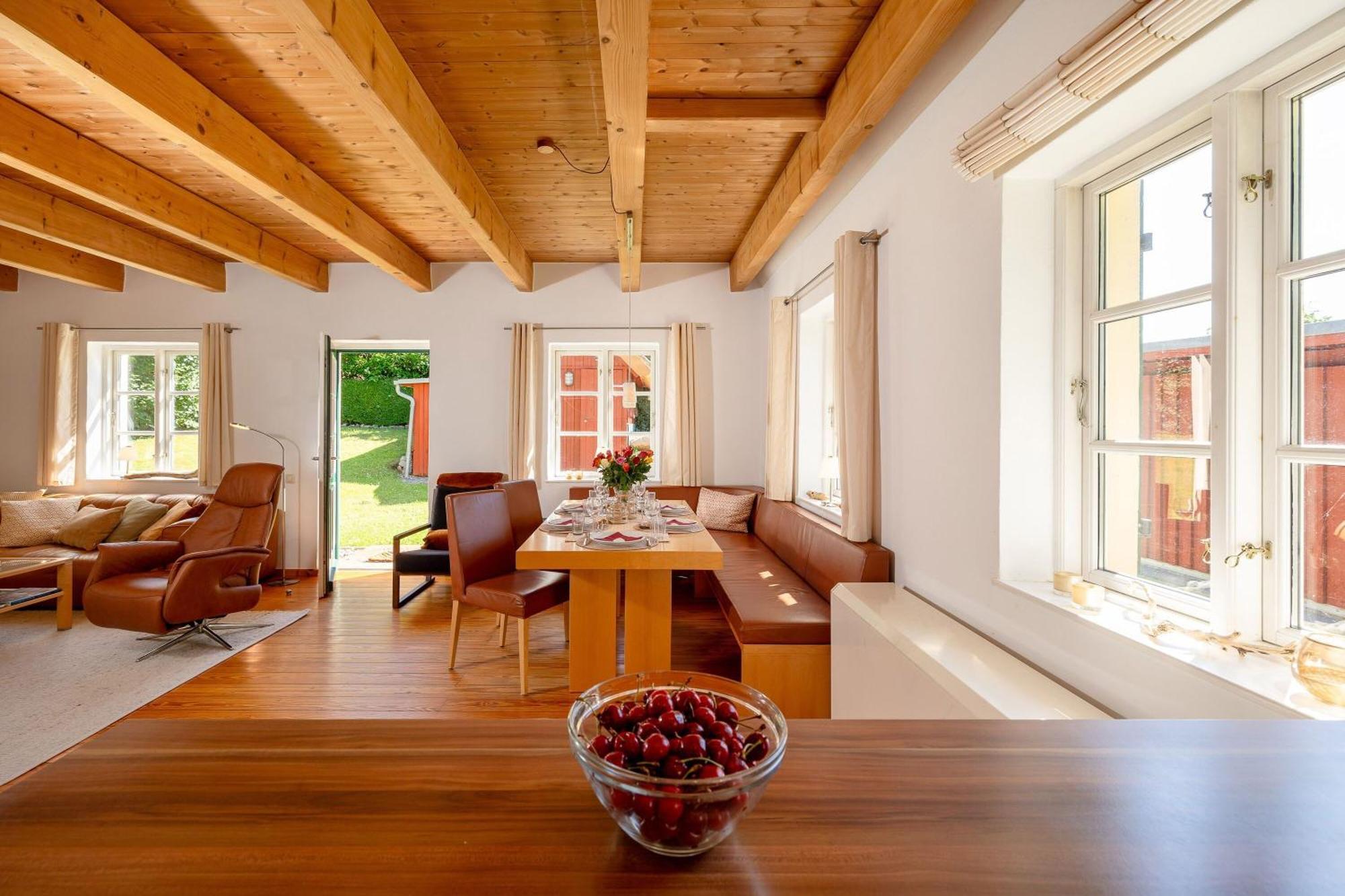 Ferienhaus Preetz 1A - Idylle Unter Reet Burtevitz Exteriör bild
